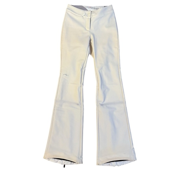 KJUS White Sella Jet flared ski pants Size XXS - Picture 2 of 6